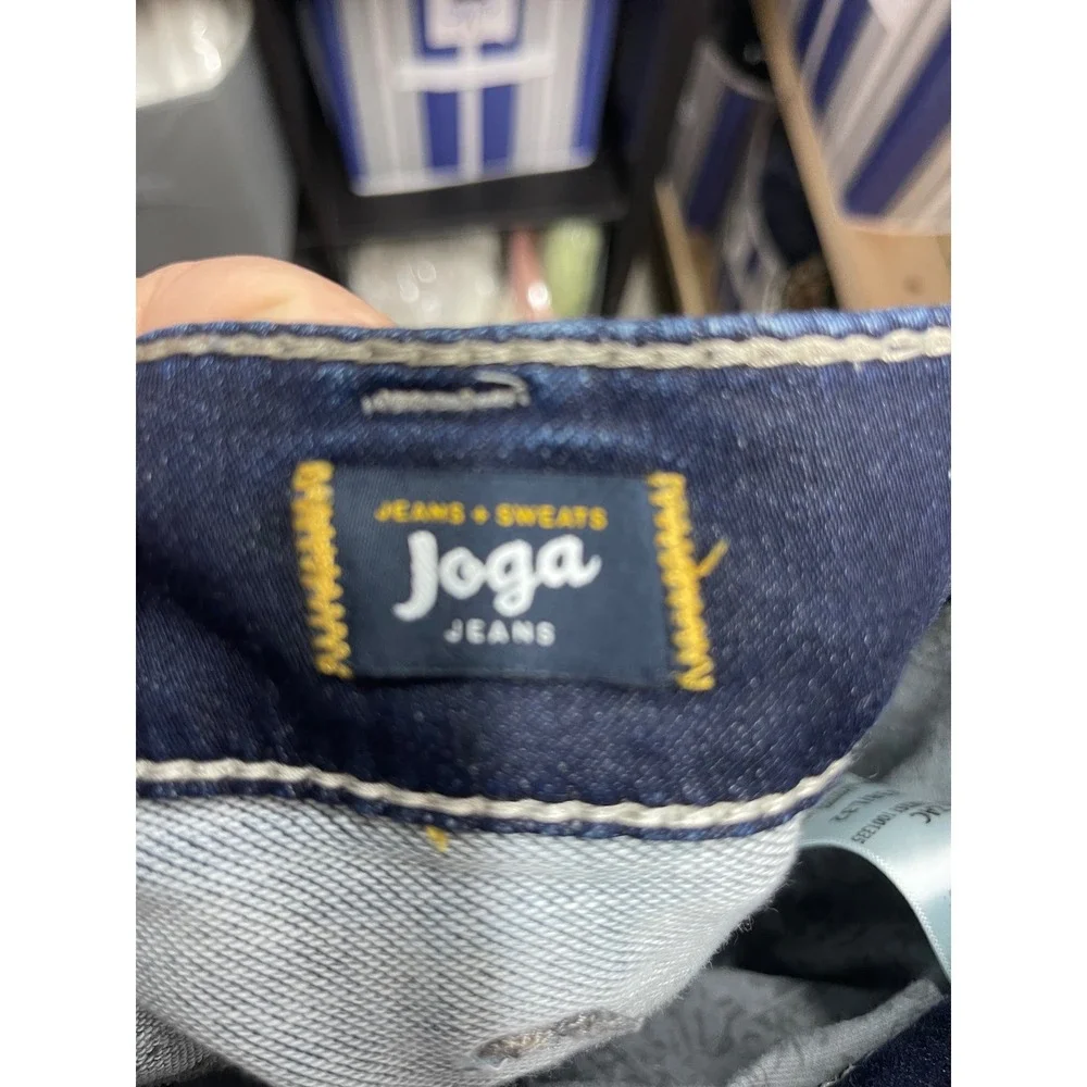 Silver Jeans Co Zac Relaxed Straight Joga Jeans Mens 38x32 Dark Wash